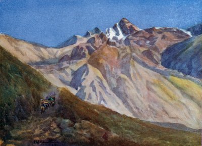 Ascension du col de Las Cuevas - Ernest William Christmas